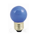 Decorative LED Mini-Globe G45, IP44, E27, 1W blue / frosted