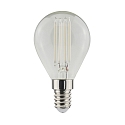 LED Filamentlampe WHITE Tropfen P45, E14, 6,5W, 4000K, 810lm, IP20, klar