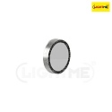 LightMe Luminaire de miroir DONNA LED rond, CCT Switch GX53 IP44, argent 