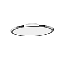 Ceiling luminaire DISK-1, 1-flame, IP44,  30.2cm, CCT, incl. GX53 24W 2700K/4000K 2000lm, chrome