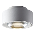 Luminaire de surface EASY LENS W120 pivotant IP20, blanche gradable