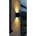 Lumexx Luminaire mural dextrieur ARCA XL W150 IP65, noir  gradable
