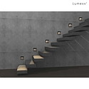Lumexx outdoor wall luminaire ARCA STEP, black