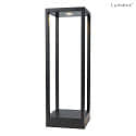 Lumexx LED Außenwandleuchte FRAME OUTDOOR, 11W, 3000K, 480lm, IP65, dimmbar, schwarz