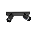 Lumexx Plafoniera SPOTON 2 2-Lampadine GU10 IP20, Nero Lumexx Plafoniera SPOTON 2 2-Lampadine GU10 IP20, Nero