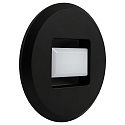 wall recessed luminaire TINA ROUND round, rotatable, direct / indirect, switchable IP20, black 