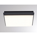 Molto Luce LED Outdoor Wand-/Deckenleuchte SOPO SQUARE M SD, eckig, 24cm, 25W, 3000K, IP54, anthrazit