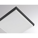 Molto Luce LED Outdoor Wand-/Deckenleuchte SOPO SQUARE M SD, eckig, 24cm, 25W, 3000K, IP54, anthrazit