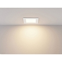 Molto Luce LED Deckenaufbauleuchte MOON SQUARE 120, eckig, 12cm, 6W, 4000K, wei� matt