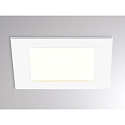 Molto Luce LED Deckenaufbauleuchte MOON SQUARE 120, eckig, 12cm, 6W, 4000K, wei� matt