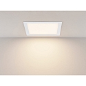 Molto Luce LED Deckenaufbauleuchte MOON SQUARE 300, eckig, 30cm, 17W, 4000K, wei� matt