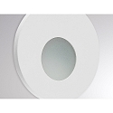 Molto Luce wall recessed luminaire WALL 68R round IP20, white dimmable
