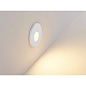 Molto Luce wall recessed luminaire WALL 68R round IP20, white dimmable