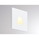wall recessed luminaire WALL 68R square IP20, white dimmable