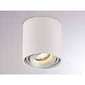 Molto Luce Deckenaufbaustrahler QANA ROUND SD, rund, 1-flammig, GU10, wei�