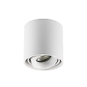 Molto Luce Deckenaufbaustrahler QANA ROUND SD, rund, 1-flammig, GU10, wei�