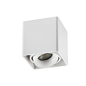 Molto Luce Deckenaufbaustrahler QANA SQUARE SD, eckig, 1-flammig, GU10, wei�
