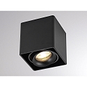 Molto Luce Deckenaufbaustrahler QANA SQUARE SD, eckig, 1-flammig, GU10, schwarz