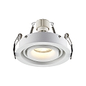 Molto Luce Deckeneinbaustrahler QANA ROUND R, rund, 1-flammig, GU10, wei�