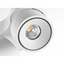 Molto Luce LED Decken-/Wandstrahler MAGIS DOUBLE SD, 29W, 2700K, DALI dimmbar, dreh-/schwenkbar, wei�