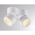 Molto Luce LED Decken-/Wandstrahler MAGIS MINI DOUBLE SD, 20W, 2700K, DALI dimmbar, dreh-/schwenkbar, wei�