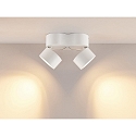 Molto Luce LED Decken-/Wandstrahler MAGIS MINI DOUBLE SD, 20W, 3000K, DALI dimmbar, dreh-/schwenkbar, wei�