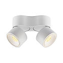 Molto Luce LED Decken-/Wandstrahler MAGIS MINI DOUBLE SD, 20W, 3000K, DALI dimmbar, dreh-/schwenkbar, wei�