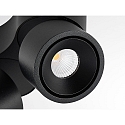 Molto Luce LED Decken-/Wandstrahler MAGIS MINI DOUBLE SD, 20W, 2700K, DALI dimmbar, dreh-/schwenkbar, schwarz