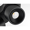 Molto Luce LED Decken-/Wandstrahler MAGIS MINI DOUBLE SD, 20W, 3000K, DALI dimmbar, dreh-/schwenkbar, schwarz