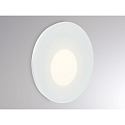 wall recessed luminaire WALL 68R GLASS round IP20, white dimmable