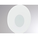 Molto Luce wall recessed luminaire WALL 68R GLASS round IP20, white dimmable