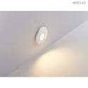 Molto Luce wall recessed luminaire WALL 68R SINA round IP20, white dimmable