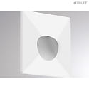 wall recessed luminaire WALL 68R SINA square IP20, white dimmable