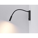 Molto Luce LED Wandaufbauleuchte AROK W Lesespot, 7W, 2700/3000K, schwarz/schwarz