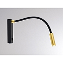 Molto Luce LED Wandaufbauleuchte AROK W Lesespot, 7W, 2700/3000K, schwarz/gold
