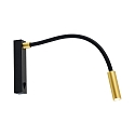 Molto Luce LED Wandaufbauleuchte AROK W Lesespot, 7W, 2700/3000K, schwarz/gold