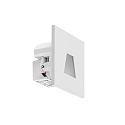 Molto Luce wall recessed luminaire WALL 68R square IP44, white dimmable