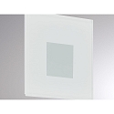 Molto Luce wall recessed luminaire WALL 68R GLASS square IP44, white dimmable