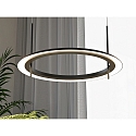Molto Luce LED Pendelleuchte VUTO PD, rund, � 60cm, 35W, 2700K, DALI dimmbar, schwarz