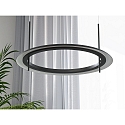 Molto Luce LED Pendelleuchte VUTO PD, rund, � 60cm, 35W, 2700K, DALI dimmbar, schwarz