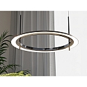 Molto Luce LED Pendelleuchte VUTO PD, rund, � 60cm, 35W, 2700K, DALI dimmbar, schwarz gl�nzend