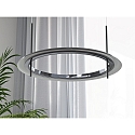 Molto Luce LED Pendelleuchte VUTO PD, rund, � 60cm, 35W, 2700K, DALI dimmbar, schwarz gl�nzend