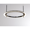Molto Luce LED Pendelleuchte VUTO PD, rund, � 60cm, 35W, 2700K, DALI dimmbar, schwarz gl�nzend