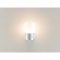 Molto Luce Wandleuchte LANU FLAT W, G9, Glas wei� / Rosette wei�