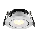 Molto Luce LED Einbaustrahler AGON FLAT RD, rund, 55�, 5W, 2700K, wei�