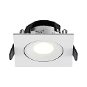 Molto Luce LED Einbaustrahler AGON FLAT SQ, eckig, 55�, 5W, 2700K, wei�