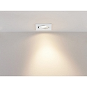 Molto Luce LED Einbaustrahler AGON FLAT SQ, eckig, 55�, 5W, 2700K, wei�