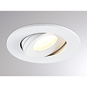 Molto Luce LED Einbaustrahler AGON RD, rund, 36�, 5/9W, 2700K, wei�