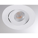 Molto Luce LED Einbaustrahler AGON RD, rund, 36�, 5/9W, 3000K, wei�