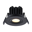Molto Luce LED Einbaustrahler AGON RD, rund, 36�, 5/9W, 3000K, schwarz